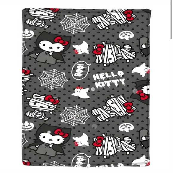 Hello Kitty Other - Viral hello Kitty Halloween plush blanket only $25!!